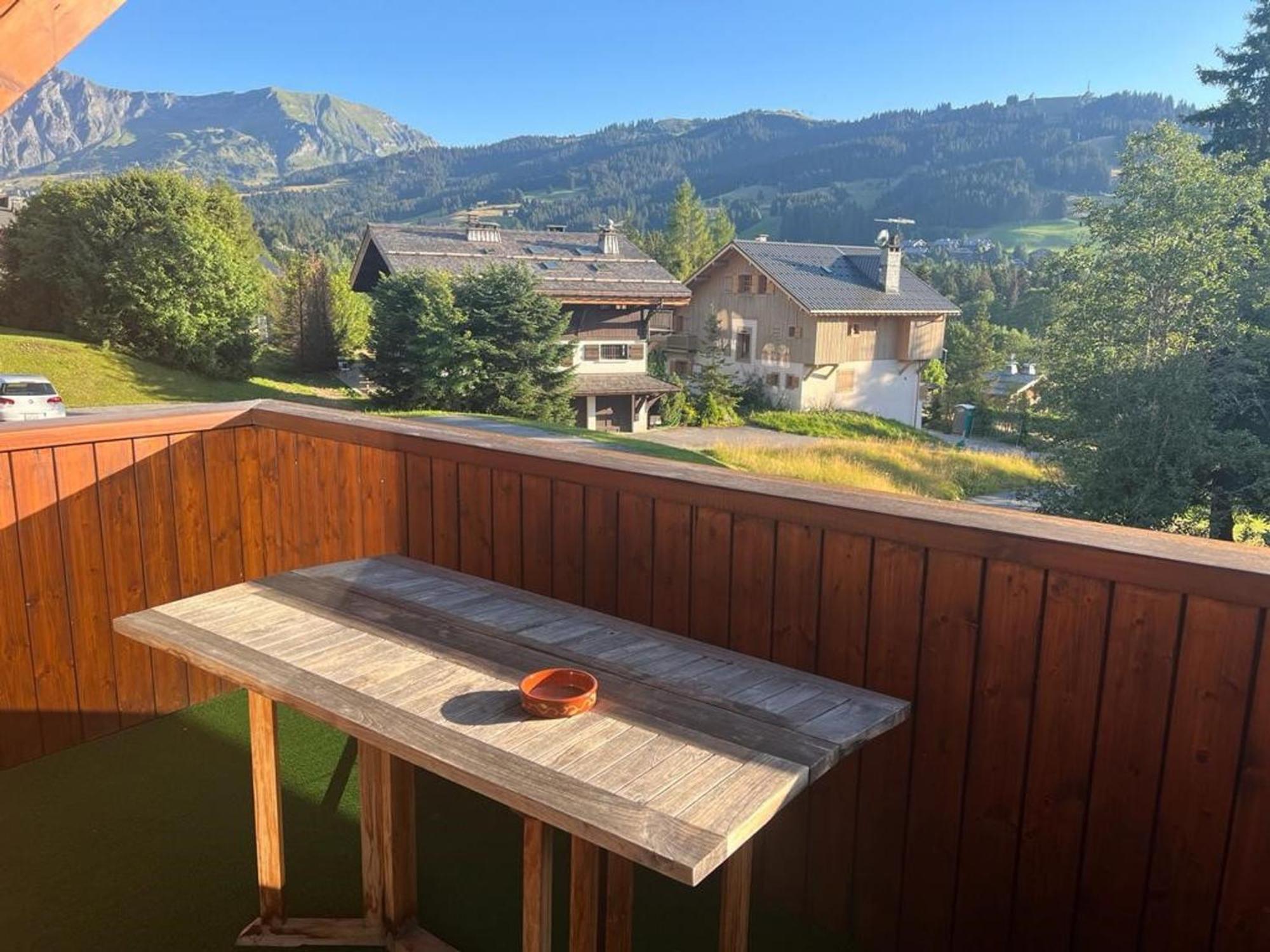 Studio 4 Pers - Balcon - Proximite Pistes Et Golf - Tv - Garage - Animaux Ok - Tennis En Ete - Fr-1-453-82 Megeve Exterior photo