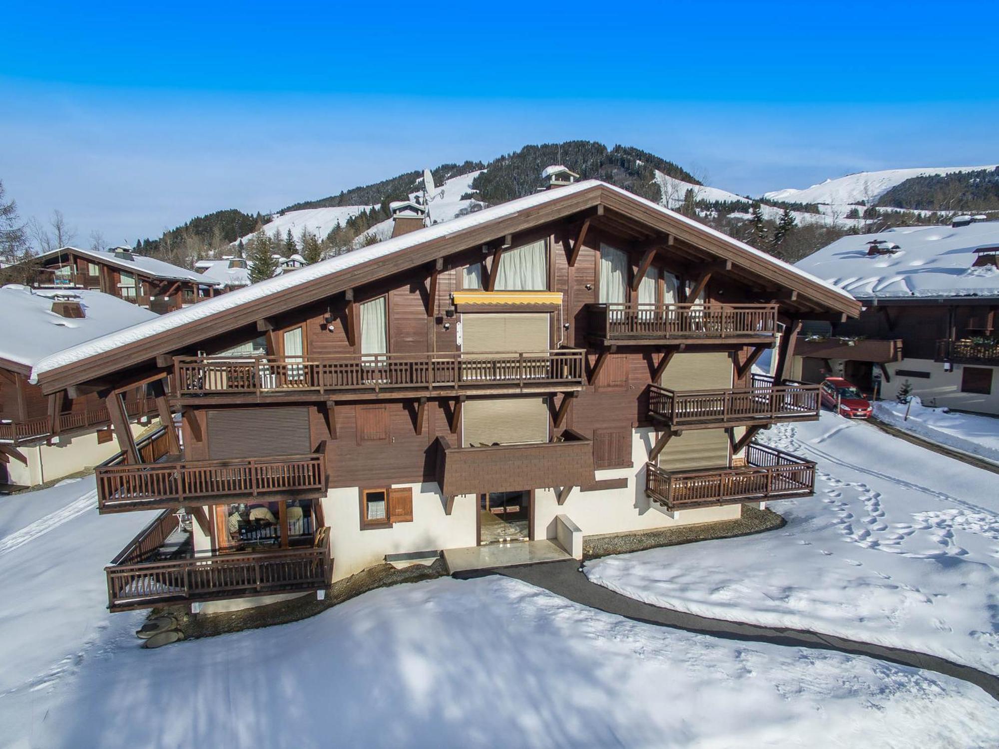 Studio 4 Pers - Balcon - Proximite Pistes Et Golf - Tv - Garage - Animaux Ok - Tennis En Ete - Fr-1-453-82 Megeve Exterior photo