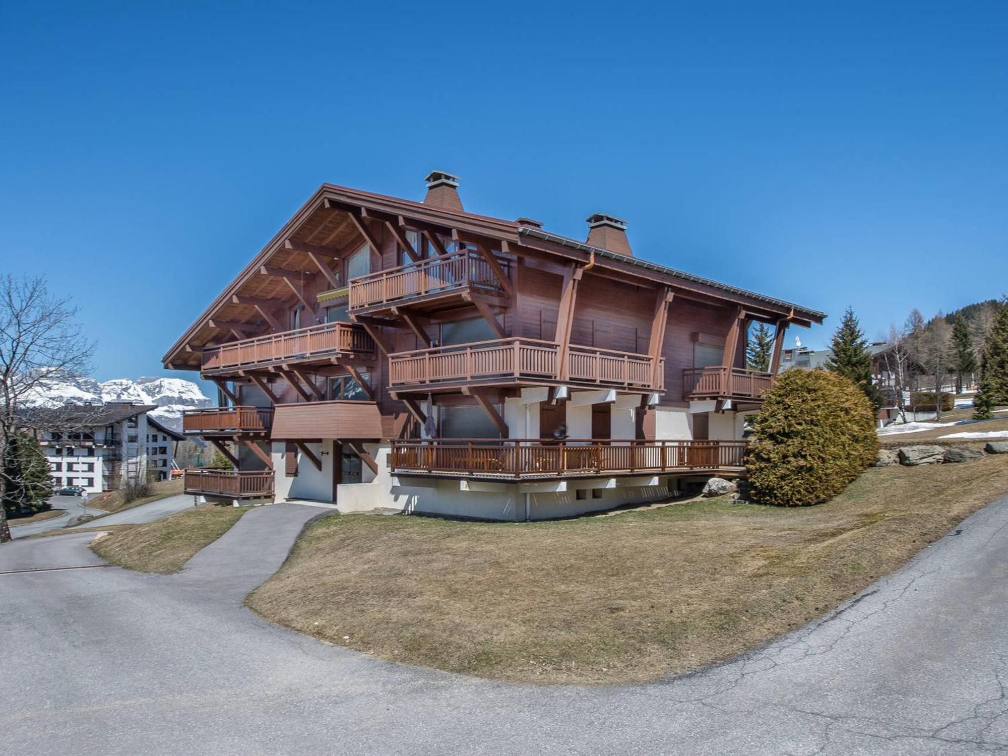 Studio 4 Pers - Balcon - Proximite Pistes Et Golf - Tv - Garage - Animaux Ok - Tennis En Ete - Fr-1-453-82 Megeve Exterior photo