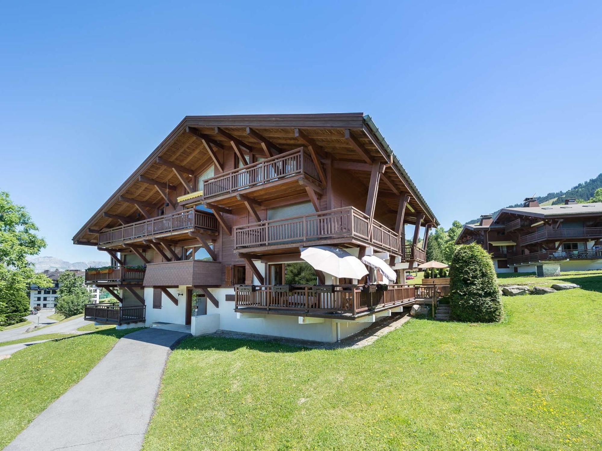 Studio 4 Pers - Balcon - Proximite Pistes Et Golf - Tv - Garage - Animaux Ok - Tennis En Ete - Fr-1-453-82 Megeve Exterior photo